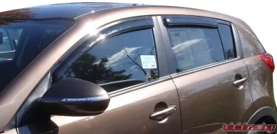 AVS Ventvisor Outside Mount Window Deflectors 4pc Smoke Kia Sportage 2011-2016 - 94652