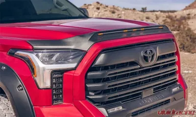 AVS Black Aeroskin Lightshield Hood Shield Toyota Tundra | Sequoia 2022-2025 - 753294