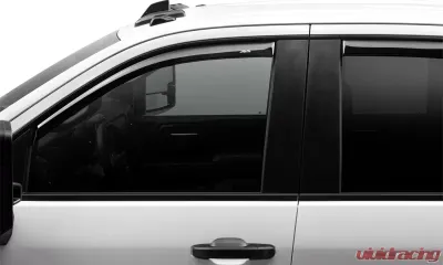 AVS Ventvisor Front & Rear Window Deflectors 4pc Smoke Ford F-250 Super Duty Supercrew 2017-2018 - 194381