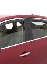 AVS Ventvisor In-Channel Front & Rear Window Deflectors 4pc Smoke Buick Verano 2012-2017                                     - 194389 - Image 4