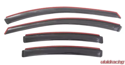 AVS Ventvisor In-Channel Front & Rear Window Deflectors 4pc Smoke Chevrolet Cruze 2011-2015 - 194611