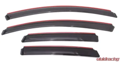 AVS Ventvisor In-Channel Front & Rear Window Deflectors 4pc Smoke Buick Verano 2012-2017 - 194389