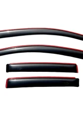 AVS Ventvisor In-Channel Front & Rear Window Deflectors 4pc Smoke Dodge Caliber 2007-2012                                     - 194323 - Image 4