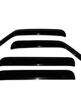 AVS Ventvisor Outside Mount Window Deflectors 4pc Smoke Chevrolet S10 Crew Cab 2001-2005                                     - 94755 - Image 3
