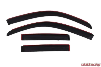 AVS Ventvisor In-Channel Front & Rear Window Deflectors 4pc Smoke Toyota 4Runner 2003-2009 - 194924