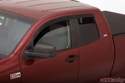 AVS Ventvisor Low Profile Deflectors 4pc - Smoke Toyota Tundra Double Cab 2007-2018 - 894015