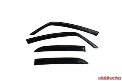 AVS Ventvisor Outside Mount Window Deflectors 4pc Smoke Suzuki SX4 Hatch 2008-2010 - 94085