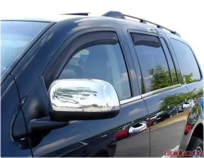 AVS Ventvisor In-Channel Front & Rear Window Deflectors 4pc Smoke Chrysler Aspen 2007-2010 - 194344