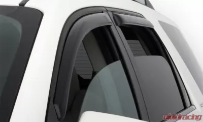AVS Ventvisor In-Channel Front & Rear Window Deflectors 4pc Smoke Dodge RAM 1500 Quad Cab 2002-2008 - 194623