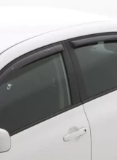 AVS Ventvisor In-Channel Front & Rear Window Deflectors 4pc Smoke Toyota Corolla 2009-2013                                     - 194073 - Image 2