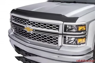 AVS Aeroskin II Textured Low Profile Hood Shield Black Chevrolet Silverado 2500 2015-2018 - 436087