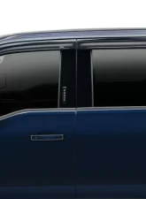 AVS 4pc Smoke Ventvisor Low Profile Deflectors Ford F-150| F-250 | F-350 | Raptor 2017+                                     - 894044 - Image 5
