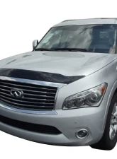 AVS Aeroskin Low Profile Acrylic Hood Shield - Smoke Infiniti QX56 2011-2013                                     - 322040 - Image 4