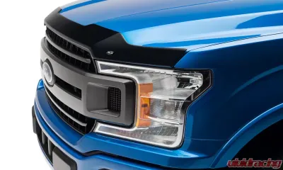 AVS Aeroskin Low Profile Acrylic Hood Shield Smoke Ford F-150 2015-2018 - 322096