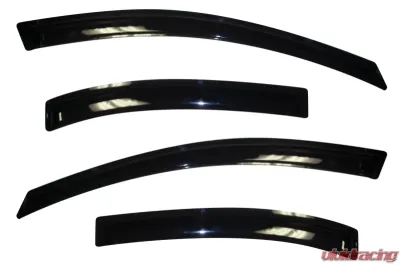 AVS Ventvisor Outside Mount Window Deflectors 4pc Smoke Kia RIO 2006-2009 - 94516