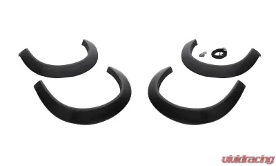 AVS Front and Rear Fender Flares Black (4 Pc) Dodge Challenger Smooth 2008-2021 - 850250