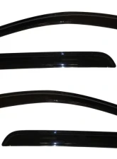 AVS Ventvisor Outside Mount Window Deflectors 4pc Smoke Mitsubishi Outlander Sport 2011-2013                                     - 94191 - Image 2