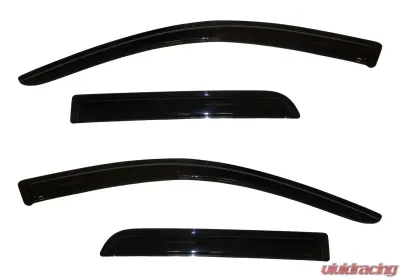 AVS Ventvisor Outside Mount Window Deflectors 4pc Smoke Mitsubishi Outlander Sport 2011-2013 - 94191
