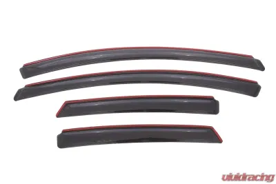 AVS Ventvisor In-Channel Front & Rear Window Deflectors 4pc Smoke Ford Focus 2012-2018 - 194373