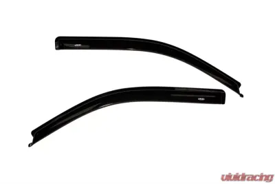 AVS Ventvisor Outside Mount Window Deflectors 2pc Smoke Ford F-150 Standard Cab 2009-2014 - 92741