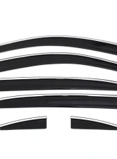 AVS Ventvisor Low Profile Deflectors 6pc Smoke w/Chrome Trim Cadillac SRX 2010-2017                                     - 796003 - Image 9