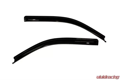 AVS Ventvisor Outside Mount Window Deflectors 2pc Smoke Ford F-150 Standard Cab 2009-2014 - 92741