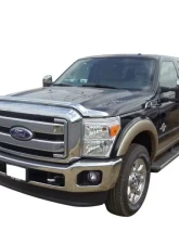AVS High Profile Hood Shield Chrome Ford F-350 2011-2016                                     - 680059 - Image 3