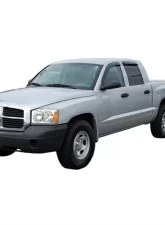 AVS Ventvisor Outside Mount Window Deflectors 4pc Smoke Dodge Dakota Quad Cab 2005-2011                                     - 94656 - Image 5