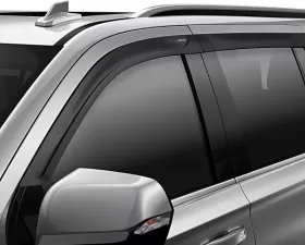 Auto Ventshade (AVS) Ventvisor Deflector; Matte Black; Low Profile; Outside Mount 4 pc. Chevrolet Suburban 2021