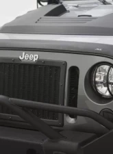 AVS Ventvisor & Aeroskin Deflector Combo Kit Matte Black Jeep Wrangler (2 Door) 2007-2018                                     - 56020060 - Image 3