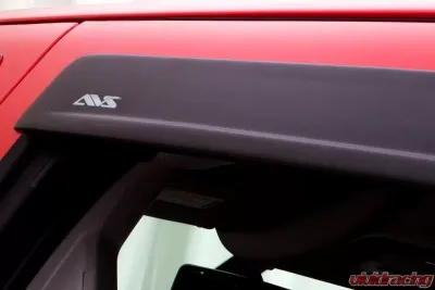 AVS Ventvisor Low Profile Window Deflectors 4pc Matte Black Chevrolet Silverado 1500 Ext Cab 2019+ - 774080