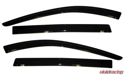 AVS Ventvisor Outside Mount Window Deflectors 4pc Smoke Lincoln MKT 2010 - 94246