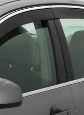 AVS Smoke w/Chrome Trim Low Profile 4pc Ventvisor Deflector Hyundai Santa Fe 2019-2020                                     - 794028 - Image 4