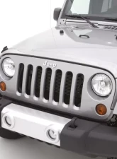 AVS Aeroskin Low Profile Hood Shield Chrome Jeep Wrangler (JL) 2dr/4dr 2018+                                     - 622156 - Image 5