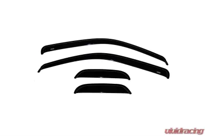 AVS Ventvisor Outside Mount Window Deflectors 4pc Smoke Chevrolet Colorado Ext. Cab 2004-2012 - 94503