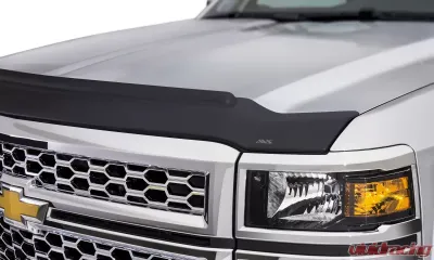 AVS Aeroskin II Textured Low Profile Hood Shield Black GMC Sierra 2500 (Excl. Induct Hood) 2015-2018 - 436085