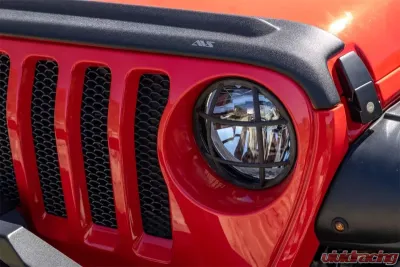 AVS Aeroskin Low Profile Acrylic Hood Shield - Smoke Jeep Wrangler (JL) 2dr/4dr 2018+ - 322156