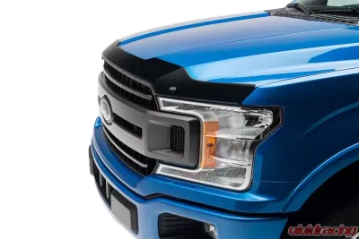 AVS Aeroskin Low Profile Acrylic Hood Shield Smoke Ford F-150 2015-2018 - 322096
