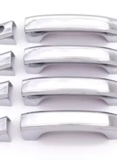 AVS Door Handle Covers (4 Door) 8pc Set Chrome Chevrolet Silverado 1500 2014-2018                                     - 685413 - Image 2