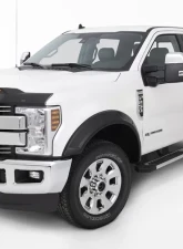 AVS Aeroskin Low Profile Hood Shield w/ Lights Black Ford F250 Super Duty 2017-2019                                     - 753135 - Image 7