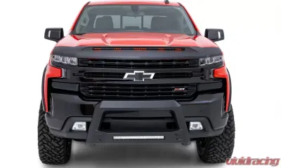 AVS Black Aeroskin LightShield Pro Hood Shield Chevrolet Silverado 1500 2019-2023 - 953168