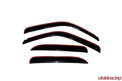 AVS Ventvisor In-Channel Front & Rear Window Deflectors 4pc Smoke Cadillac Escalade 2002-2006 - 194304
