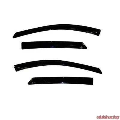 AVS Ventvisor Outside Mount Window Deflectors 4pc Smoke Honda Ridgeline 2017-2021 - 94276