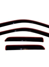 AVS Ventvisor In-Channel Front & Rear Window Deflectors 4pc Smoke Dodge RAM 1500 Quad Cab 2009-2018                                     - 194101 - Image 10