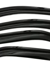 AVS Ventvisor Outside Mount Window Deflectors 4pc Smoke Hyundai Sonata (Old Body Style) 2005-2010                                     - 94206 - Image 7