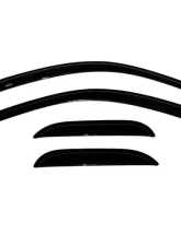 AVS Ventvisor Outside Mount Window Deflectors 4pc Smoke Chevrolet Silverado 1500 Ext. Cab 2007-2013                                     - 94040 - Image 2