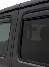 AVS Ventvisor In-Channel Front & Rear Window Deflectors 4pc Smoke Jeep Wrangler Unlimited 2007-2018                                     - 194249 - Image 3