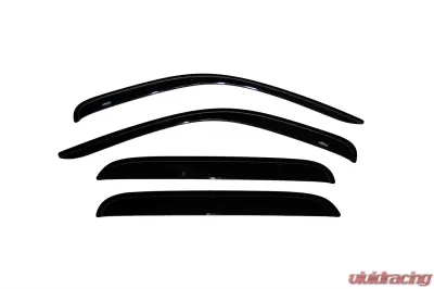 AVS Ventvisor Outside Mount Window Deflectors 4pc Smoke Dodge Dakota Crew Cab 2000-2004 - 94853