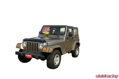 AVS Ventvisor Outside Mount Window Deflectors 2pc Smoke Jeep Wrangler 1997-2006 - 92054
