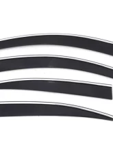 AVS Ventvisor Low Profile Deflectors 4pc Smoke w/Chrome Trim Lexus IS250 2006-2013                                     - 794008 - Image 2